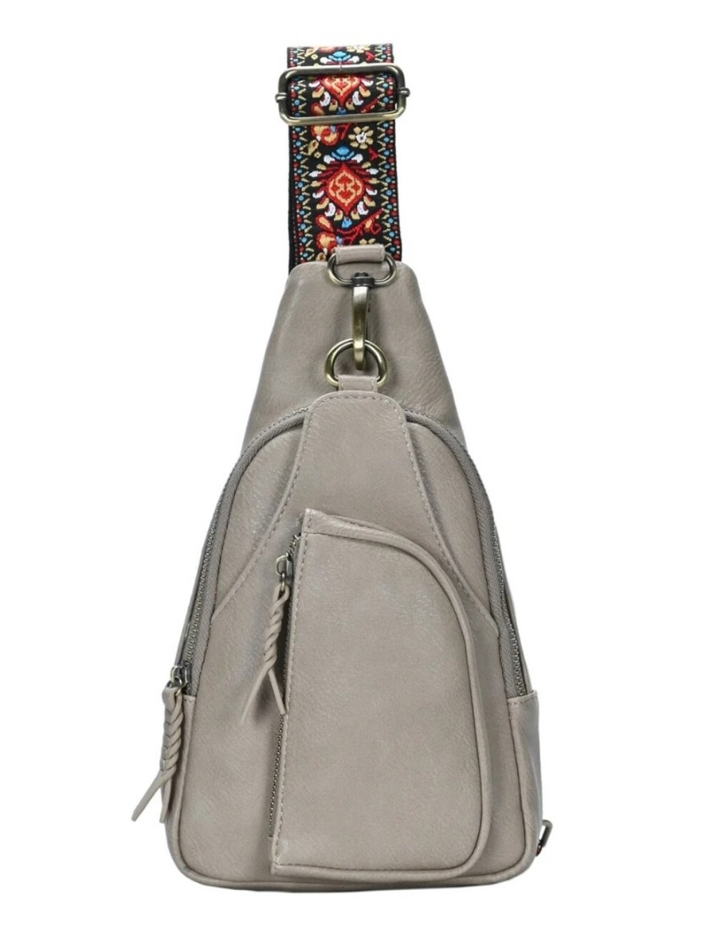Antik Kraft Tasha Webbing Strap Sling - Taupe